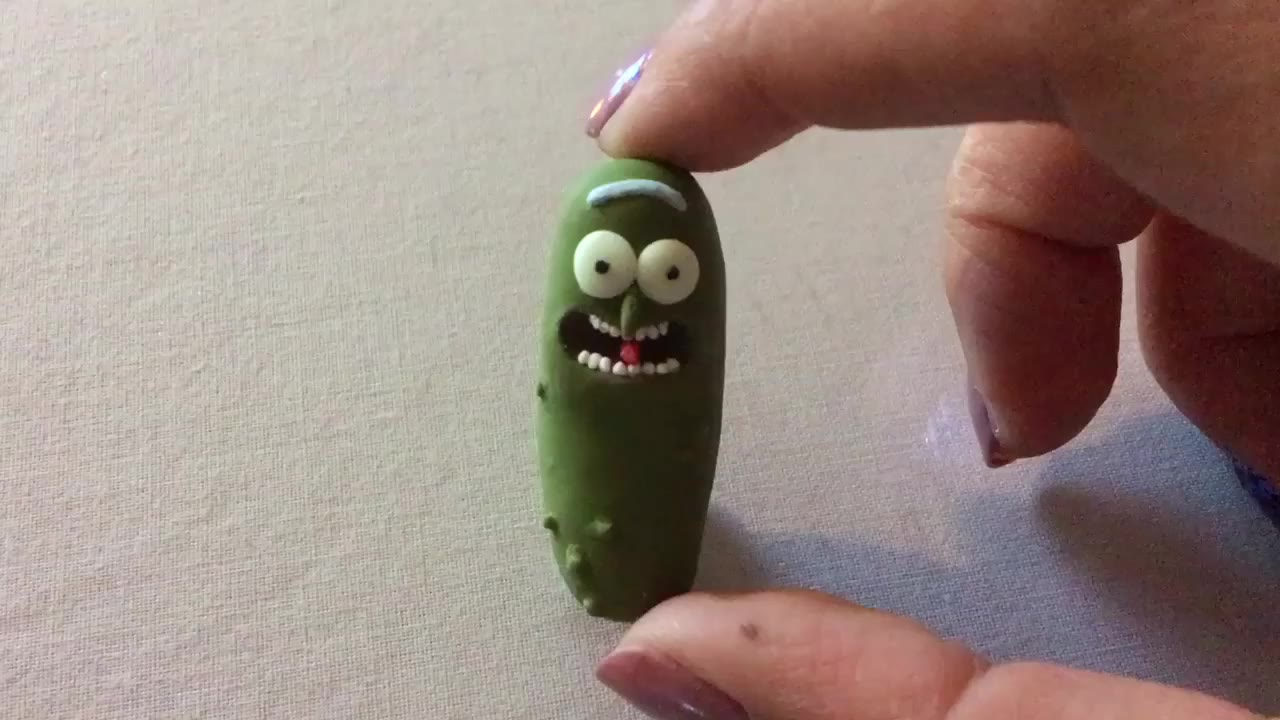 【瑞克和莫蒂】用黏土DIY Pickle Rick